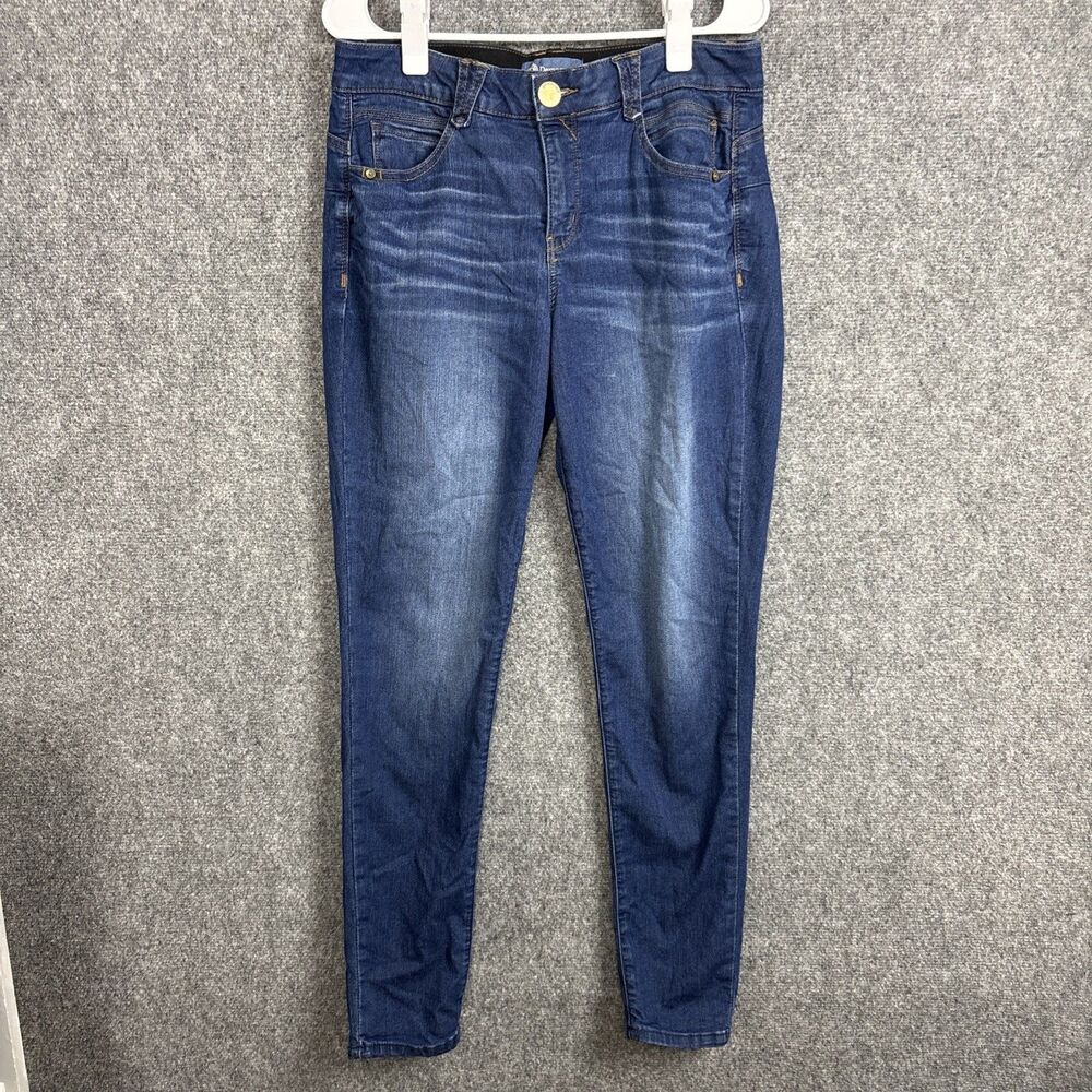 Democracy Ab Solution Jeans Womens Size 10 blue ankle Skinny Stretch Millennial